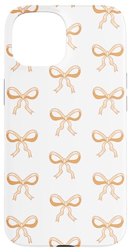 Süße orange Bögen hübsches girly Coquette Ribbon Muster Hülle für iPhone 15 Süße orange Bögen hübsches girly Coquette Ribbon Muster Hülle für iPhone 15 von TrendyGrips