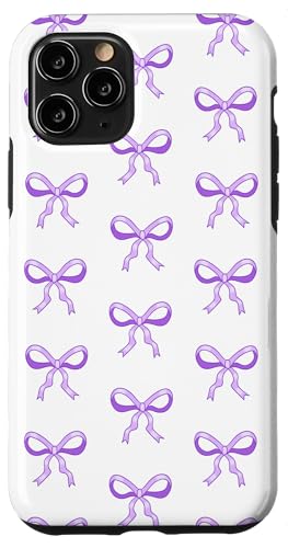 Zierliche lila Bögen süßes hübsches girly Coquette -Band Hülle für iPhone 11 Pro von TrendyGrips