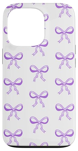 Zierliche lila Bögen süßes hübsches girly Coquette -Band Hülle für iPhone 13 Pro von TrendyGrips