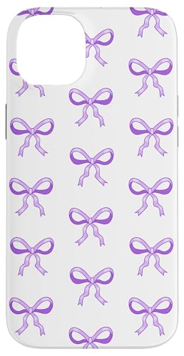 Zierliche lila Bögen süßes hübsches girly Coquette -Band Hülle für iPhone 14 Plus von TrendyGrips