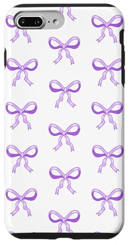 Zierliche lila Bögen süßes hübsches girly Coquette -Band Hülle für iPhone 7 Plus/8 Plus von TrendyGrips