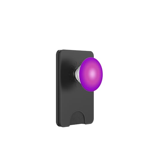 Ästhetische lila rosa Aura Prärte kreisförmige Gradient PopSockets PopWallet für MagSafe von Trendygrips