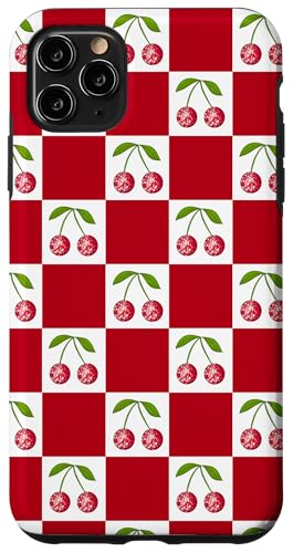 Disco -Ballkirschen weißer rotes Checker Kirschmuster Hülle für iPhone 11 Pro Max Disco -Ballkirschen weißer rotes Checker Kirschmuster Hülle für iPhone 11 Pro Max von Trendygrips