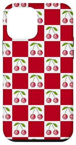 Disco -Ballkirschen weißer rotes Checker Kirschmuster Hülle für iPhone 12 mini von Trendygrips