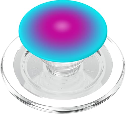 Rosa und blaue kreisförmige Gradienten hübsche Aura PopSockets PopGrip für MagSafe von Trendygrips