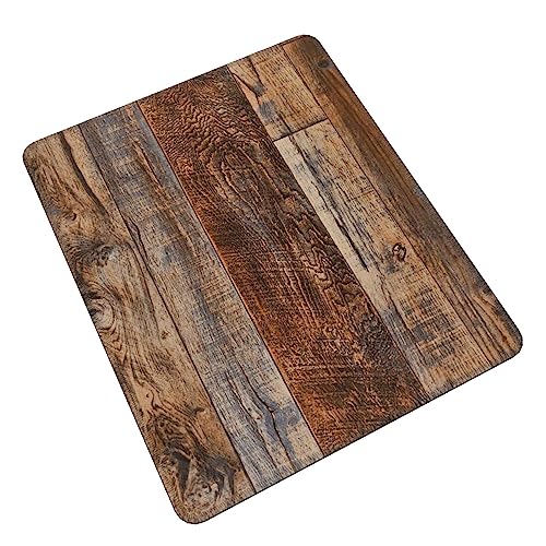Mauspad, rutschfest, Gummi, Gaming-Matte, dick, langlebig, Schreibtischunterlage, groß, klein, für Laptop, Büro, Zuhause, Schreibtischzubehör/braunes Holz Mauspad, rutschfest, Gummi, Gaming-Matte, dick, langlebig, Schreibtischunterlage, groß, klein, für Laptop, Büro, Zuhause, Schreibtischzubehör/braunes Holz von Tresila
