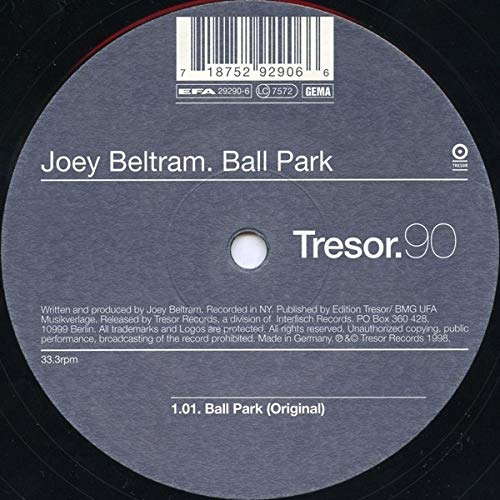Ball Park [Vinyl Maxi-Single] von Tresor