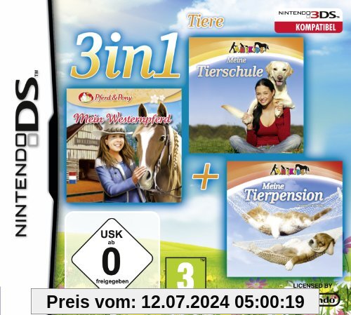3 in 1: Meine Tierschule + Mein Westernpferd + Meine Tierpension - Tapsige Tierbabys - [Nintendo DS] von Treva Entertainment GmbH