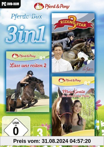 3 in 1 - Riding Star 3 + Lass uns Reiten 2 + Mein Gestüt: Ein Leben für die Pferde von Treva Entertainment