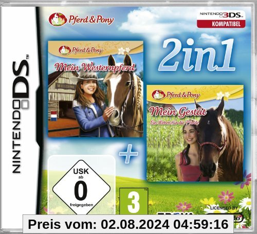 Pferd & Pony - Westernpferd + Mein Gestüt 2 [Software Pyramide] - [Nintendo DS] von Treva