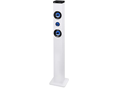 Trevi, XT 101 BT Soundtower, Lautsprecher-Turm mit Bluetooth, MP3, USB, SD, Aux-In Bianco von Trevi