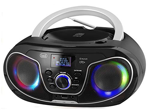 Trevi CMP 588 DAB Tragbares Stereo mit DAB/DAB+ und FM mit RDS, Dot Matrix Display mit hoher Ablesbarkeit, CD, MP3, USB, AUX-IN, Bluetooth, Kopfhörerbuchse Trevi CMP 588 DAB Tragbares Stereo mit DAB/DAB+ und FM mit RDS, Dot Matrix Display mit hoher Ablesbarkeit, CD, MP3, USB, AUX-IN, Bluetooth, Kopfhörerbuchse von Trevi