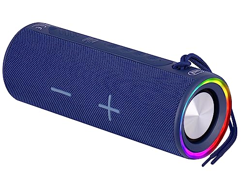 Trevi XR 8A35 Verstärkter Lautsprecher, tragbar, 20 W, mit Bluetooth, TWS-Funktion, USB, Micro SD, AUX-IN, IPX4 wasserdicht, wiederaufladbarer Akku über USB Type-C, Blau Trevi XR 8A35 Verstärkter Lautsprecher, tragbar, 20 W, mit Bluetooth, TWS-Funktion, USB, Micro SD, AUX-IN, IPX4 wasserdicht, wiederaufladbarer Akku über USB Type-C, Blau von Trevi
