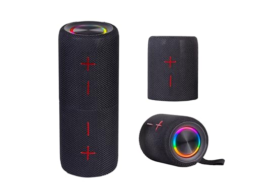 Trevi XR 8A44 Doppel-Lautsprecher, tragbar, 10 W x 2, kabelloser Lautsprecher, trennbar in 2 Einheiten, Micro SD, AUX-IN, Audio Wireless 5.3, IPX5, integrierter Akku, Schwarz Trevi XR 8A44 Doppel-Lautsprecher, tragbar, 10 W x 2, kabelloser Lautsprecher, trennbar in 2 Einheiten, Micro SD, AUX-IN, Audio Wireless 5.3, IPX5, integrierter Akku, Schwarz von Trevi