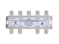 Triax ACS 8, Kabelsplitter, 75 Ohm, 5 - 1000 MHz, Zink, Zink, Weiblich von Triax