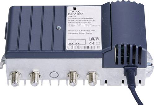 Triax GHV 530 Kabel-TV Verstärker 4-fach 30 dB von Triax