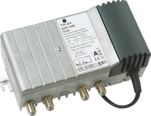 Triax GHV 940 Kabel-TV Verstärker 8-fach 40 dB Triax GHV 940 Kabel-TV Verstärker 8-fach 40 dB von Triax