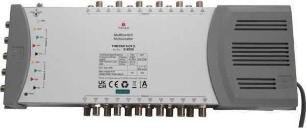 Triax TMS/CKR 9x24 S Satblock-Verteilung 5 Eingänge 24 Ausgänge (318705) von Triax