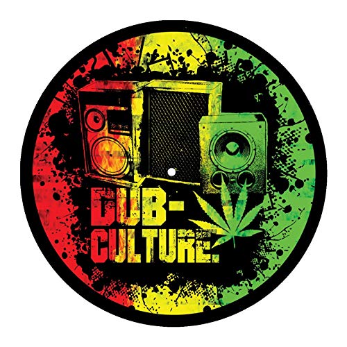 Dub Culture Reggae Rasts Jamaica DJ Slipmat Vinyl Plattenspieler Decks von Tribal T-Shirts