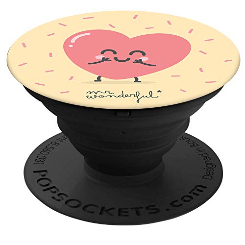 PopSockets Heart - Griff und Ständer für Smartphone und Tablet Original Mr. Wonderful, Tribe PSR03802 von Tribe