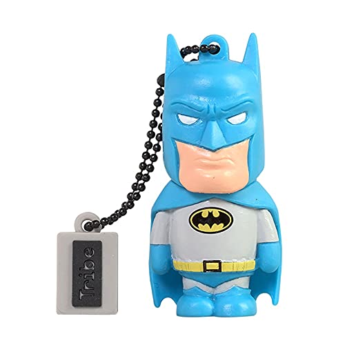 Tribe Warner Bros DC Comics Batman USB Stick 16GB Speicherstick 2.0 High Speed Pendrive Memory Stick Flash Drive, Lustige Geschenke 3D Figur, USB Gadget aus Hart-PVC mit Schlüsselanhänger – Mehrfarbig Tribe Warner Bros DC Comics Batman USB Stick 16GB Speicherstick 2.0 High Speed Pendrive Memory Stick Flash Drive, Lustige Geschenke 3D Figur, USB Gadget aus Hart-PVC mit Schlüsselanhänger – Mehrfarbig von Tribe