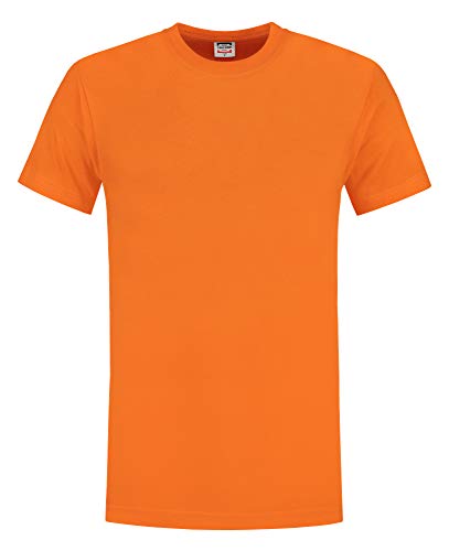Tricorp 101001 Casual T-Shirt, 100% Gekämmte Baumwolle, 145g/m², Orange, Größe M von Tricorp