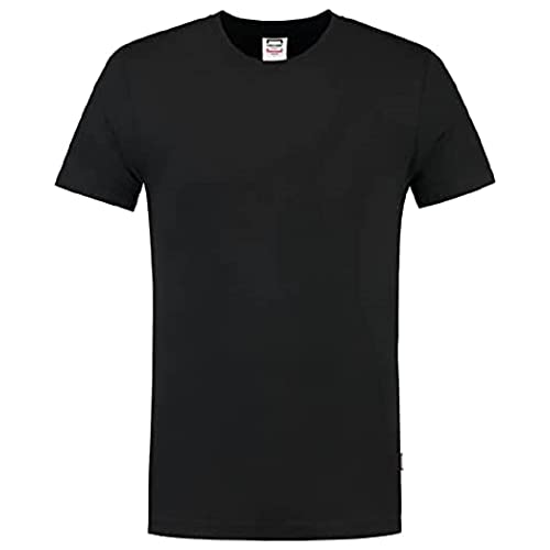 Tricorp 101014 Casual Fitted Kids T-shirt, 100% Gekämmte Baumwolle, 160g/m², Schwarz, Größe 164 von Tricorp