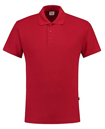 Tricorp 201003 Casual Poloshirt, 50% Gekämmte Baumwolle/50% Polyester, 180g/m², Rot, Größe M von Tricorp