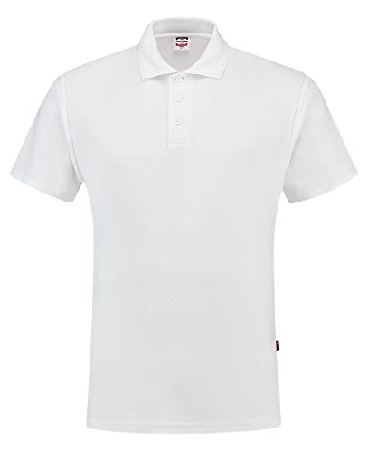 Tricorp 201003 Casual Poloshirt, 50% Gekämmte Baumwolle/50% Polyester, 180g/m², Weiß, Größe 3XL von Tricorp