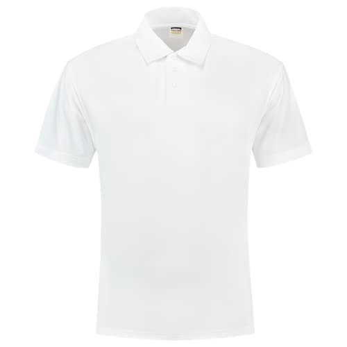 Tricorp 202001 Workwear UV-Schutz Poloshirt, 50% Polyester/50% Polyester, CoolDry, 170g/m², Weiß, Größe M von Tricorp