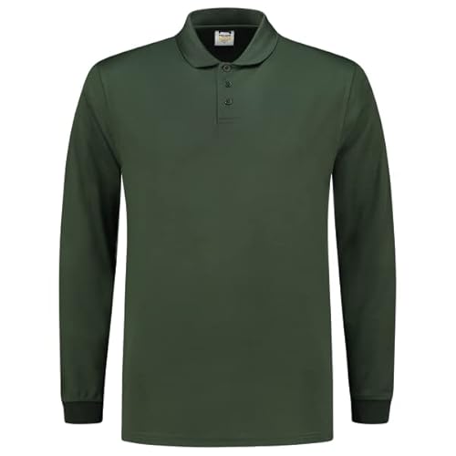 Tricorp 202005 Workwear UV-Schutz Langarm Poloshirt, 50% Polyester/50% Polyester, CoolDry, 180g/m², Weiß, Größe XS von Tricorp