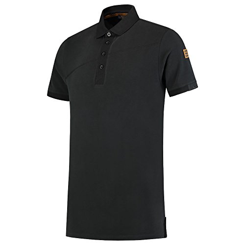 Tricorp 204002 Premium Quernaht Herren Poloshirt, 95% Baumwolle/5% Elastan, 210g/m², Schwarz, Größe L von Tricorp