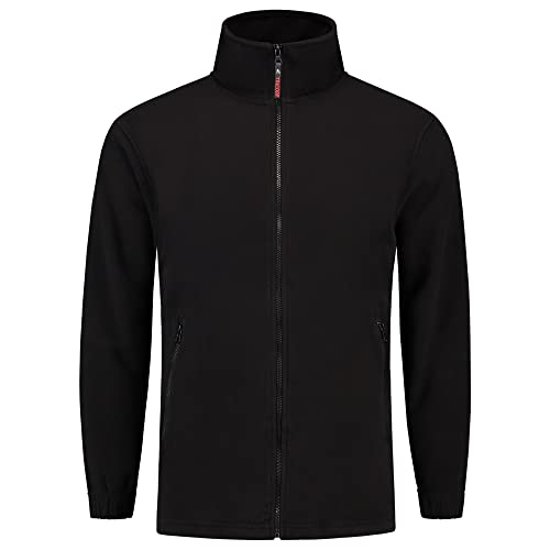 Tricorp 301002 Casual Fleece-Jacke, 100% Polyester, 320g/m², Schwarz, Größe 5XL von Tricorp