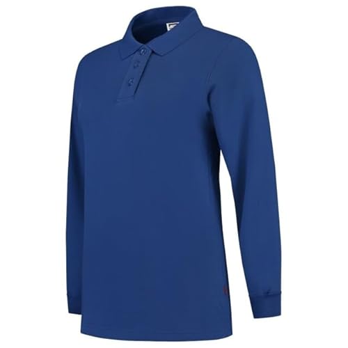 Tricorp 301007 Casual Polokragen Damen Sweatshirt, 60% Gekämmte Baumwolle/40% Polyester, 280g/m², Königsblau, Größe S von Tricorp