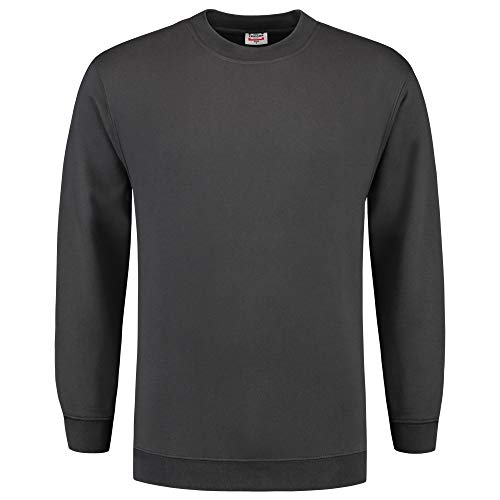 Tricorp 301008 Casual Sweatshirt, 60% Gekämmte Baumwolle/40% Polyester, 280g/m², Dunkelgrau, Größe 3XL von Tricorp