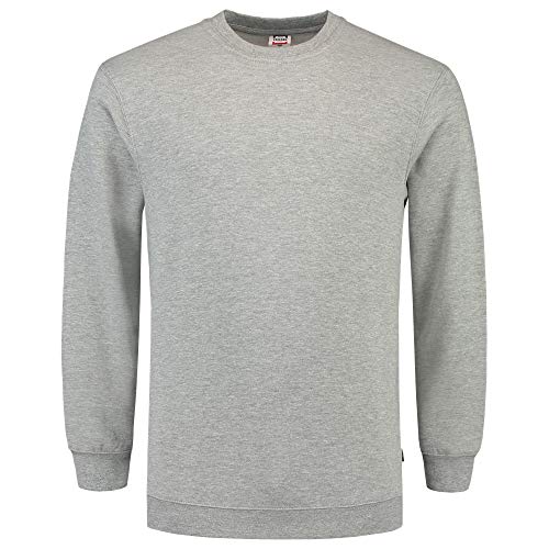 Tricorp 301008 Casual Sweatshirt, 60% Gekämmte Baumwolle/40% Polyester, 280g/m², Graue Melange, Größe 3XL von Tricorp