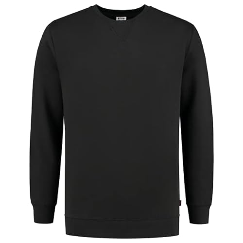 Tricorp 301015 Casual Sweatshirt, Waschbar 60°C, 70% Baumwolle/30% Polyester, 280g/m², Dunkelgrau, Größe 4XL von Tricorp