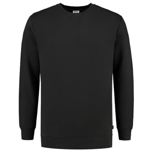 Tricorp 301015 Casual Sweatshirt, Waschbar 60°C, 70% Baumwolle/30% Polyester, 280g/m², Königsblau, Größe L von Tricorp
