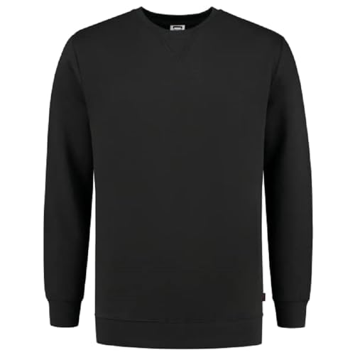 Tricorp 301015 Casual Sweatshirt, Waschbar 60°C, 70% Baumwolle/30% Polyester, 280g/m², Weiß, Größe L von Tricorp