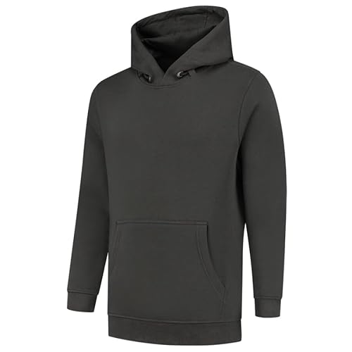 Tricorp 301019 Casual Hoodie, Waschbar 60°C, 70% Baumwolle/30% Polyester, 280g/m², Dunkelgrau, Größe 3XL von Tricorp