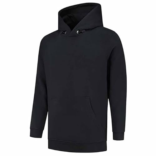 Tricorp 301019 Casual Hoodie, Waschbar 60°C, 70% Baumwolle/30% Polyester, 280g/m², Marine, Größe S von Tricorp