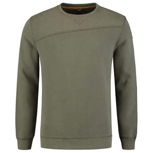 Tricorp 304005 Premium Sweatshirt, 80% Baumwolle/20% Polyester, 300g/m², Stein-Melange, Größe 3XL von Tricorp