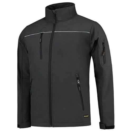 Tricorp 402006 Workwear Exzellent Softshelljacke, 100% Polyester + PU Membran, 340g/m², Dunkelgrau, Größe XXS Tricorp 402006 Workwear Exzellent Softshelljacke, 100% Polyester + PU Membran, 340g/m², Dunkelgrau, Größe XXS von Tricorp