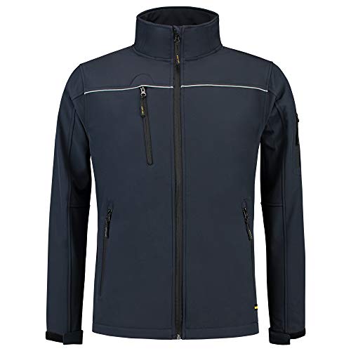 Tricorp 402006 Workwear Exzellent Softshelljacke, 100% Polyester + PU Membran, 340g/m², Marine, Größe XL Tricorp 402006 Workwear Exzellent Softshelljacke, 100% Polyester + PU Membran, 340g/m², Marine, Größe XL von Tricorp