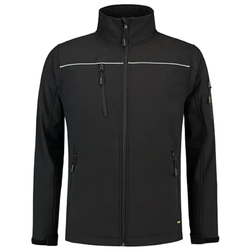 Tricorp 402016 Workwear Exzellent Kids Softshelljacke, 100% Polyester + PU Membran, 340g/m², Dunkelgrau, Größe 116 von Haas F1 Team