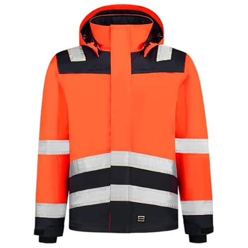 Tricorp 403023 Safety Warnschutz Bicolor Jacke, 100% Polyester, 200g/m², Fluor Orange-Tinte, Größe XS von Tricorp