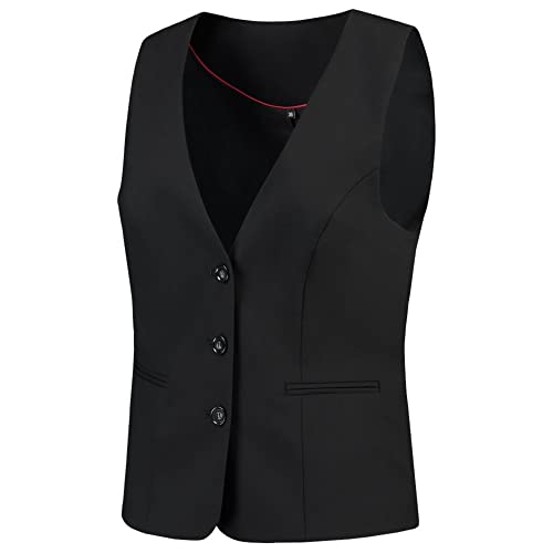 Tricorp 405002 Corporate Damen Weste, 70% Wolle/30% Polyester, 180g/m², Schwarz, Größe 34 Tricorp 405002 Corporate Damen Weste, 70% Wolle/30% Polyester, 180g/m², Schwarz, Größe 34 von Tricorp