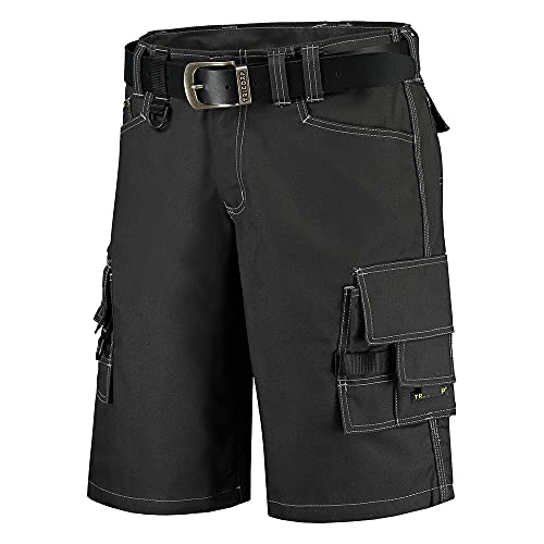 Tricorp 502006 Workwear Canvas Shorts Arbeitshose, 65% Polyester/35% Baumwolle, 100% Nylon (500D) Cordura, 300g/m², Dunkelgrau, Größe 46 von Tricorp