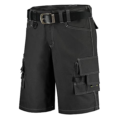 Tricorp 502006 Workwear Canvas Shorts Arbeitshose, 65% Polyester/35% Baumwolle, 100% Nylon (500D) Cordura, 300g/m², Dunkelgrau, Größe 52 von Tricorp