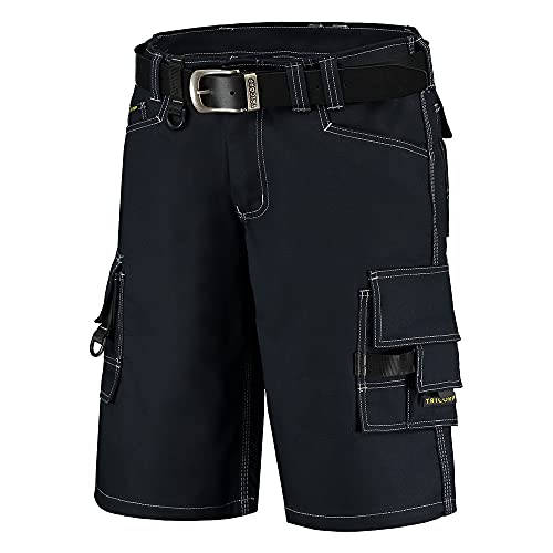 Tricorp 502006 Workwear Canvas Shorts Arbeitshose, 65% Polyester/35% Baumwolle, 100% Nylon (500D) Cordura, 300g/m², Marine, Größe 56 von Tricorp